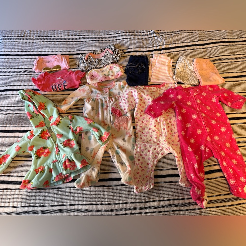 Girl 0-3 month clothing bundle
